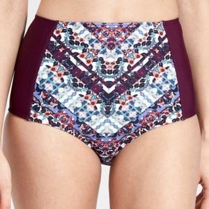 Athleta High Waist Swim Bottom in Marrakesh